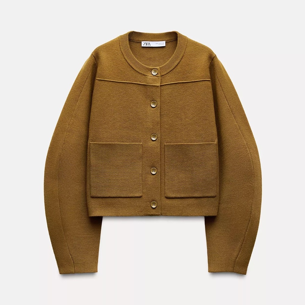 Rare Zara Women's Brown Cardigan Size M